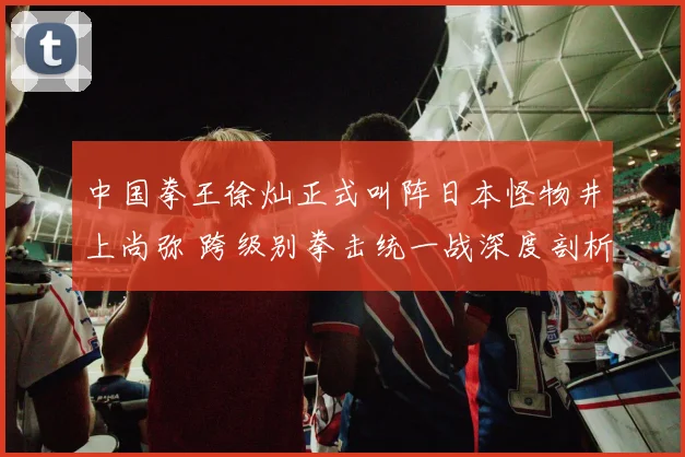 中国拳王徐灿正式叫阵日本怪物井上尚弥 跨级别拳击统一战深度剖析